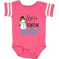 thumbnail image 3 of Inktastic Up to Snow Good with Snowman and Snowflakes Boys or Girls Baby Bodysuit, 3 of 5