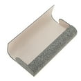 thumbnail image 3 of Estuche para gafas de 1 Pc con diseño de grano de madera 6.14"x2.36"x1.18" Gris, 3 of 5