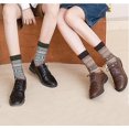 thumbnail image 5 of 5 pares de calcetines de lana para mujer Calcetines de punto grueso Vintage de invierno cálidos y acogedores Regalos, 5 of 5