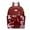 Burgundy, variant on Hummingbird Bloom Crystal Laced Scratch & Stain Resistant Backpack