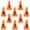 Orange, variant on 1 Set of Numbered Soccer Cones Soccer Training Cones Number Cones Agility Training Cones for Football