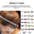thumbnail image 4 of Sonducket Diademas con cuentas de cristal, tocado bohemio, accesorios flexibles para el cabello, diademas, tocados para mujer, boda Accesorio para el cabello Blanco colorido, 4 of 6
