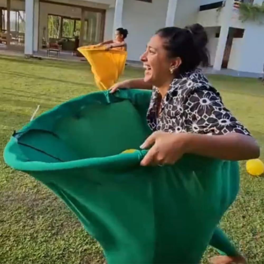 Ngardk Granny Pants Outdoor Game, Giant Pants Yard Game for Adults (4 Player)