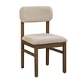 thumbnail image 4 of Better Homes & Gardens Juliet Dining Chairs, Walnut & Cream, Set of 2, 4 of 10