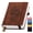 Brown, variant on Lined Journal Notebook 365 Pages, A5 Leather Journals for Writing Women & Men, Hardcover Notebook with 100GSM Thick Paper, Daily Journal Notebook for Travel, Work, Note Taking, College Ruled