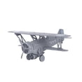 thumbnail image 1 of III Chasseur Haut Avion Simulé mm10195-16 Objets de Collection Aviation Décoration de Table Gris, 1 of 8