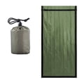thumbnail image 1 of Saco de dormir de emergencia, impermeable, ultraligero, térmico, alargado, con película de aluminio PE, manta de supervivencia para acampar al aire libre y senderismo., 1 of 9