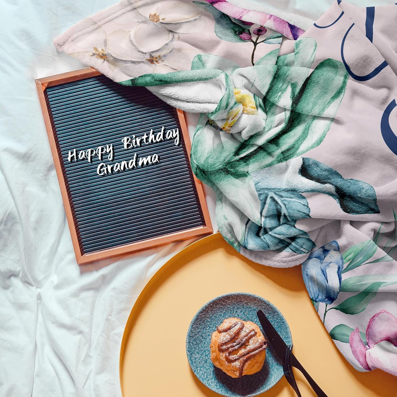 Sister Birthday Gifts - Birthday Gift for Sister from Brother Sister - Happy Birthday Sisters Throw Blanket