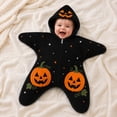 thumbnail image 3 of Halloween Baby Clothes Soft Flannel Hooded Romper Jumpsuit Halloween One-Piece Fll Winter Outfit for Kids, 3 of 6
