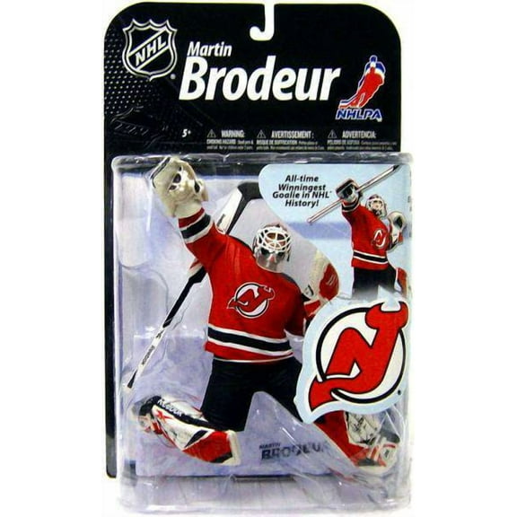 McFarlane NHL Sports Picks Series 22 Martin Brodeur Action Figure (Red Jersey)