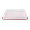 thumbnail image 1 of Neon Light Pink Lucite Tray, 1 of 1