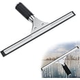 thumbnail image 1 of Professional Window Squeegee, Stainless Steel Window Squeegee with 25 cm Blade, for Cleaning and Drying Glass, Tiles, Windows, Bathroom, to Remove All Traces of Water, 1 of 5
