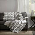 thumbnail image 2 of Home Essence Ruched Fur Throw, 2 of 4
