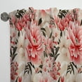 thumbnail image 4 of Designart "Delicate Pink Peony Floral Beauty" Floral Room Darkening Curtain Single Panel, 4 of 6