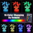 thumbnail image 5 of YSITIAN 3D Night Light for Kid Bedside Mood Lamp 16 Colors Changing with Remote Control Best Birthday/Children's Day Gifts for Girl, Kid, Daughter E1116-01, 5 of 7