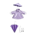 thumbnail image 3 of Divertido traje de ganso con impermeable que se ajusta a una estatua de 23 pulgadas. Accesorios de disfraz para el hogar. Morado claro, 3 of 8