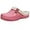 Pink, variant on Classic Fur Lined Clogs Waterproof Winter Fuzzy Slippers for Women Men Indoor and Outdoor