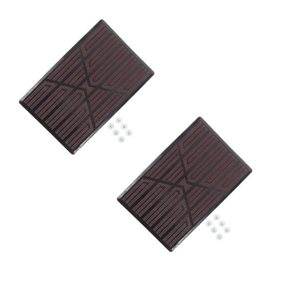 FOMIYES Automotive Floor Mats Comprehensive Protection Antislip Design for Cars 2Pcs