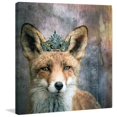 thumbnail image 3 of "Queen Fox" Painting Print on Wrapped Canvas, 3 of 5