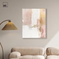 thumbnail image 3 of Blush Gold Shimmer I Canvas Abstract Earth Tone by Art Remedy, Silver Frame, 30 x 36, 3 of 7
