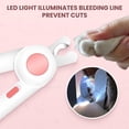thumbnail image 5 of TISMOD LED Upgrade Pet Nail Clippers with Light, Nail Clippers for Cats Dogs, Trim Your Pets Nails Easy and Pain-Free Grooming Tool for Small Animals (Blue 1PCS), 5 of 6