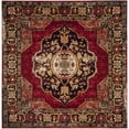 thumbnail image 6 of SAFAVIEH Vintage Hamadan Tahnee Traditional Area Rug, Red/Multi, 9' x 12', 6 of 10
