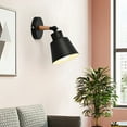 thumbnail image 4 of Fufafayo under $5 Wall Mounted Bedside Lamp, Iron Art Plain Wall Sconce, E27 Bulb Base Wall Light, Modern Wall Lamp for Bedroom Aisle Study Corridor, 4 of 8