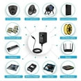 thumbnail image 4 of GENEMA 18V 1A 2A 2.5A 3A AC/DC Adapter Switch Power Supply Charger for LED Light Strips CCTV Router 5.5x2.1-2.5mm Male Connector US/UK/EU/AU Plug, 4 of 12