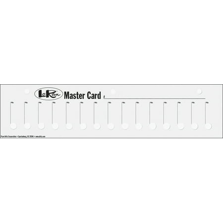 LoRan Master Cards 3/pkg-11"X2.75" 3/Pkg