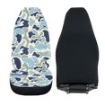 thumbnail image 6 of XYZCANDO Anti-Slip Car Seat Covers Sedan SUV Truck, Protector Comfortable Front Seat Covers Set of 2 Polyester Fabric Fish Camouflage Pattern, 6 of 10