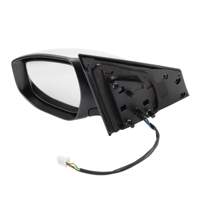 Reemplazo de espejo de puerta del lado izquierdo Unique Bargains para NISSAN SENTRA 16-19 Plegado manual Blanco