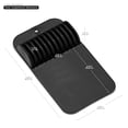 thumbnail image 4 of Large Knife Mat, Soft-Grip In Drawer Knife Organizer for 12 Knives, Non-Slip Kitchen Drawer Storage, Space Saving Knife Block Alternative, Carbon, 4 of 4