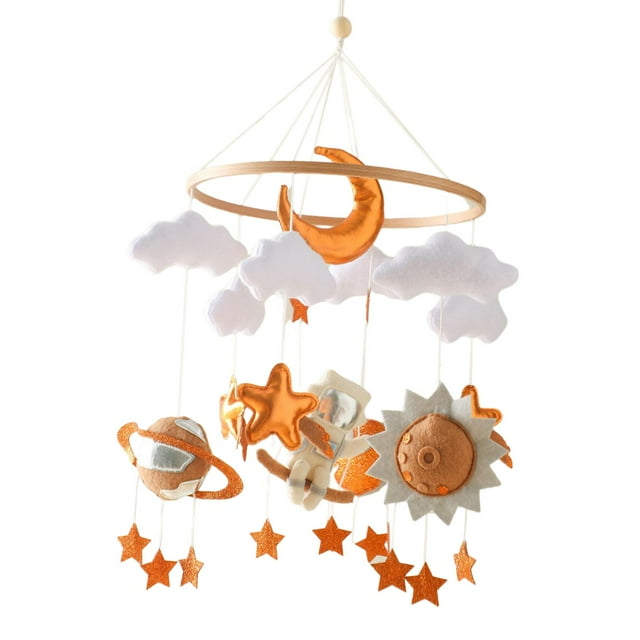 Spaceman-juguete colgante para bebé, juguete sensorial Montessori de desarrollo, guardería para niños y niñas a partir de 0 meses