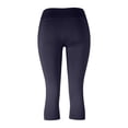 thumbnail image 5 of HXWCHs Junior's Bootcut Yoga Pants 4 Pockets High Waist Tummy Control Pants Navy XXL, 5 of 5
