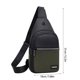thumbnail image 3 of Mochila bandolera para hombre y mujer, mochila de hombro, mochila de pecho con orificio para auriculares, ideal para senderismo, acampada, excursiones al aire libre, Oxfordcl, otras mochilas de sender, 3 of 6