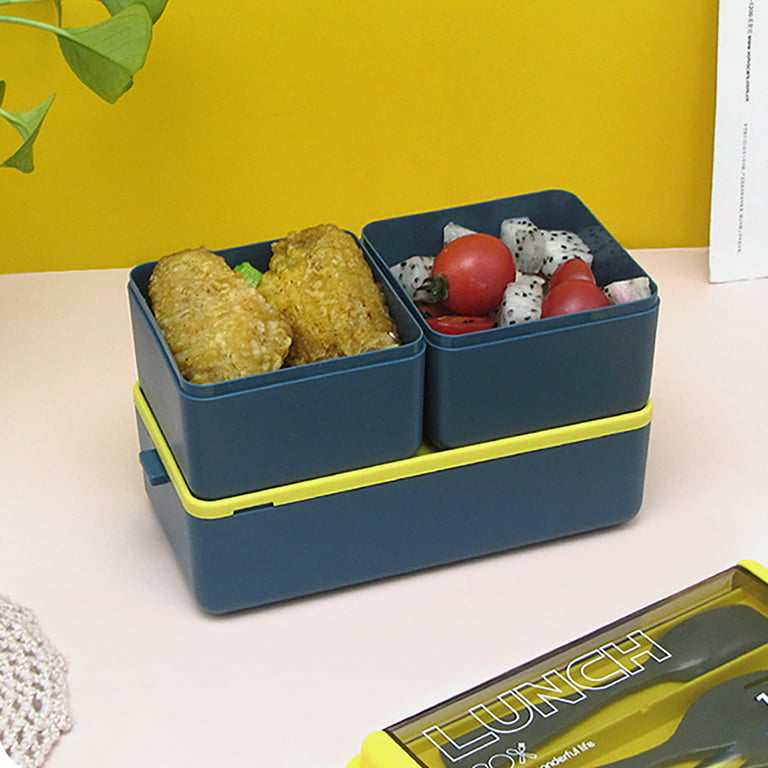 1400ml Portable Food Bento Box adult lunch box, 2 Layer 3