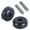Timco 1.0, variant on 2 Pack Convenient Drive Wheel Set Replacement Caster Rolling Wheel Metal Texture