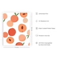 thumbnail image 2 of HAUS AND HUES Fruit Art Fruit Picture Wall Art - Kitchen Fruit Wall Decor, Peach Art, Peach Bathroom Decor Fruit Prints Wall Art for Kitchen Fruit Kitchen Decor UNFRAMED - 16x20 (Peach), 2 of 6