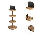 thumbnail image 6 of yuksok Bracelet Display Stand 3 Tier Wood Sturdy Jewelry Hanger Bracelet Holder for Selling Jewelry Storage Rack for Anklets Bangles Coffee, 6 of 9