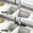 thumbnail image 4 of Logiee Cosmic Landscape Celestial Art Print Kitchen Sink Splash Guard Faucet Mat for Splash Guard Behind Faucet Drip Catcher for Kitchen,Bathroom,Sink Mat,Dish Drying Mat,Bathroom-15" X 5.5", 4 of 7
