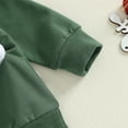thumbnail image 6 of Gzhioc Toddler Baby Gilrs Boys Christmas Outfit 6 12 18 24 Months 2T 3T 4T Tree Santa Claus Crew Neck Long Sleeve Pullover and Pants 2 Pcs Clothes Set, 6 of 8