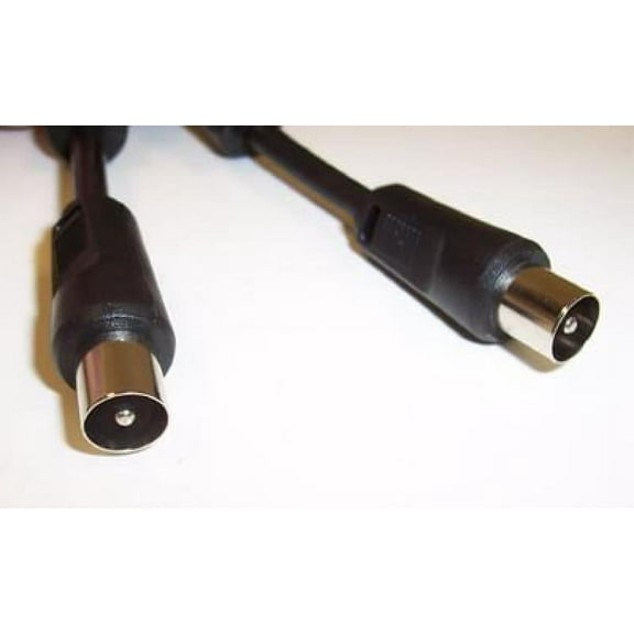 PRO SIGNAL - 100Hz TV Coaxial Male to Male Lead, 1.5m Black