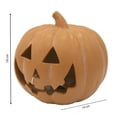 thumbnail image 3 of Adorno Way To Celebrate Diseño de Calabaza de Halloween Mediano LED Anaranjado, 3 of 4