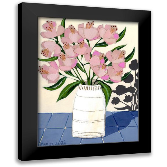 Anon, Marisa 12x14 Black Modern Framed Museum Art Print Titled - Spring Florals 5