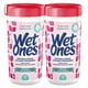 Wet Ones Lingettes Antibactériennes Parfum Frais, Lingettes Humides, Boîte de 40 Comte Twin Pack, (Pack de 2) – image 1 sur 1