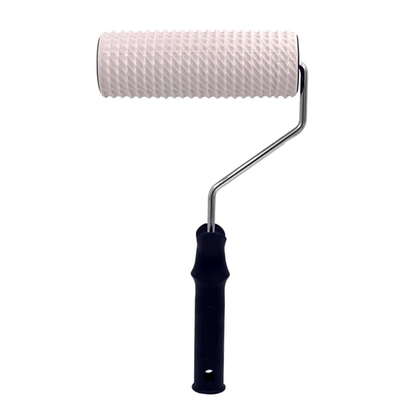 DOLITY 1PCS Painting Roller Brush Pro Paint Handle Runner Edger Rubber Set Kit DIY Home 8inch 2202TS
