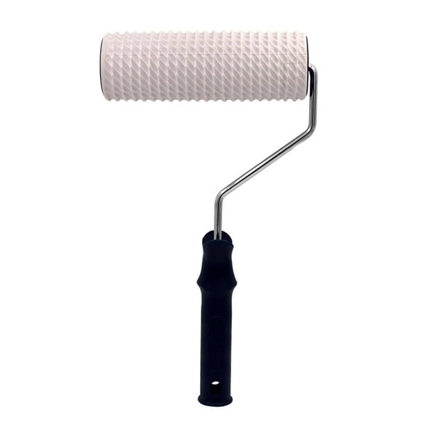 Paint roller with stick outlet
