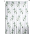 thumbnail image 2 of Plant Green Leaves Tulle Sheer Window Curtains for Living Room the Bedroom Modern Voile Organza rative Curtains Drapes, 2 of 6