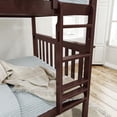 thumbnail image 5 of Plank+Beam Solid Wood Classic Full over Full Bunk Bed Bed, Espresso, 5 of 9