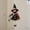 Black1#, variant on Todaioua Hangable Witch Doll Ornament | Halloween Small Witch Figurine with Gauze Skirt,Sorceress Doll with Broom,Halloween Hanging Decoration,for Haunted House Room Door and Window Decoration